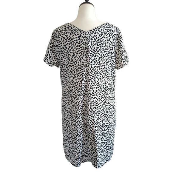 Apt 9 Women's Size Large Leopard Print V-neck Shift Dress with Pockets - Picture 4 of 5